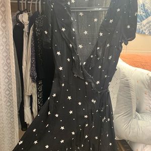Black and white star dress